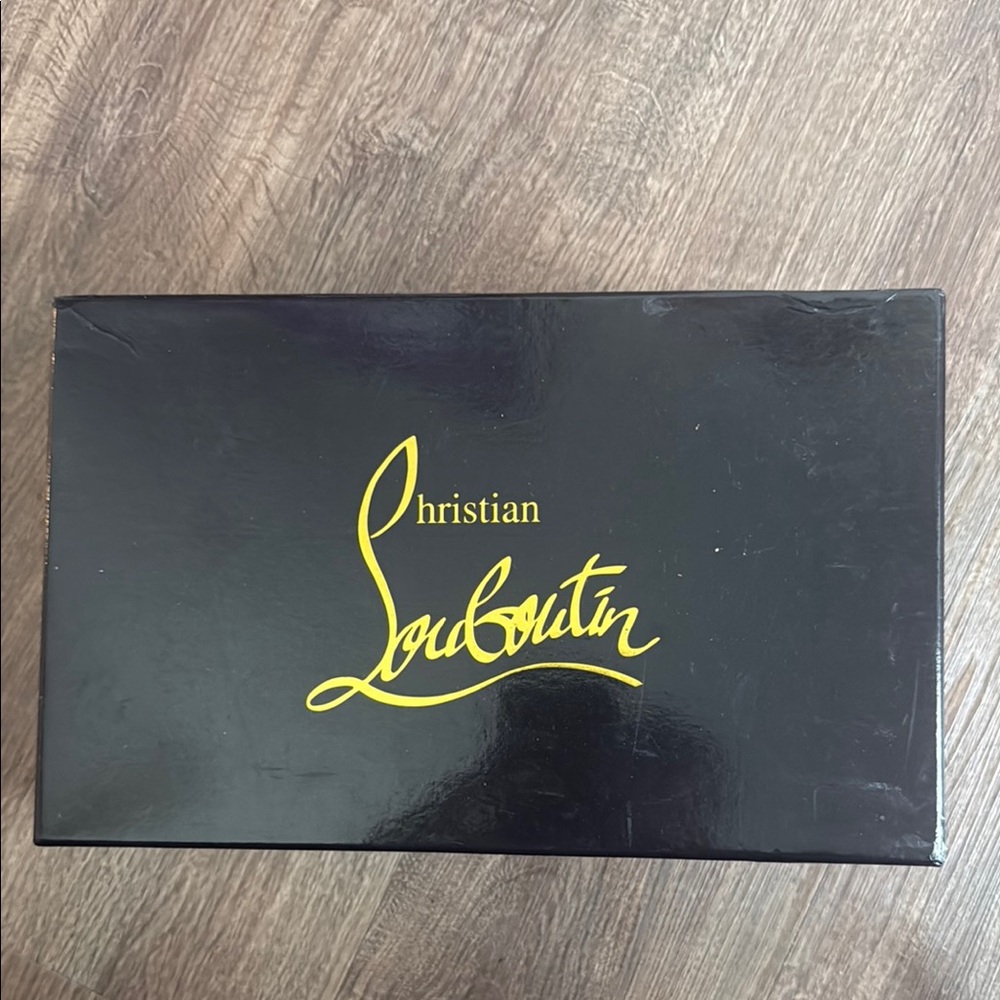 Christian Louboutin Black Box with Gold Logo